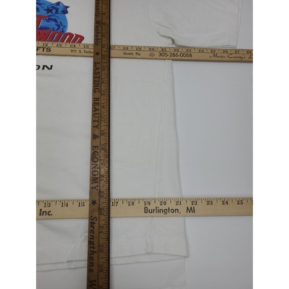 Vintage Planet Hollywood London Tee Shirt Men's Size Large White Short Sleeve - Picture 3 of 6